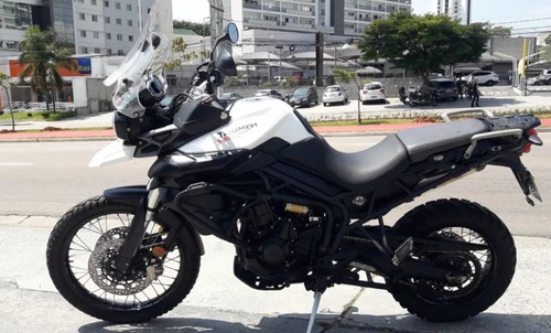 Triumph Tiger 800 Xc 2014 Branca Toda Original