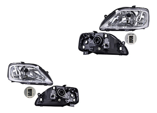 2 Faros Delanteros Depo Nissan Aprio Del 2008 Al 2010