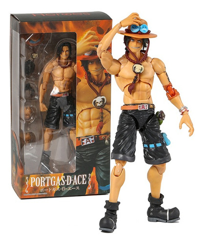 Portgas D Ace One Piece Nuevo En Caja Con Base Y Accesorios
