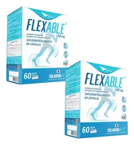 Comprar 2 Colágeno Tipo 2 Flexable Global Suplementos 60 Cáps Sabor Sem Sabor