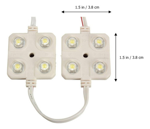 Nuevo 2 Módulos De Luces Resistentes Luces Adhesivas Luz De