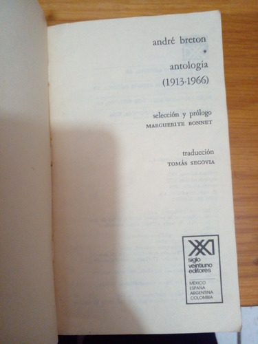 Antologia. Andre Breton (Usado)