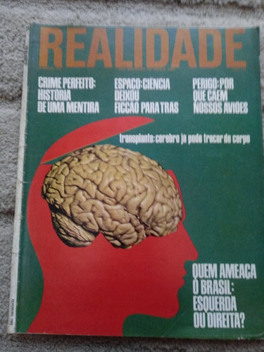 Revista Realidade Nº 23 -de 1968 . Politica Prop. Sumario