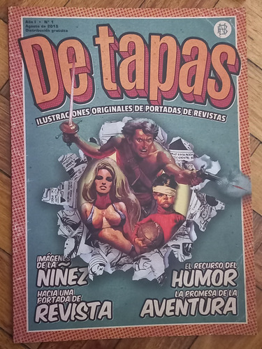 De Tapas/ Ilustraciones Originales De Revistas/ Impecable 