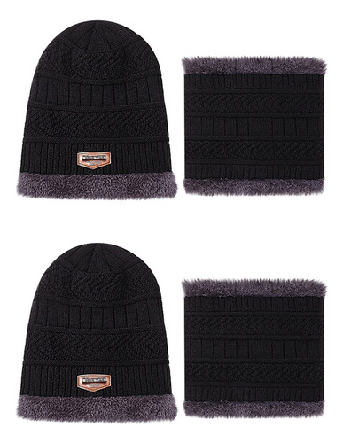 Bufanda Térmica De Felpa Para Invierno, Gorra De Lana, Para