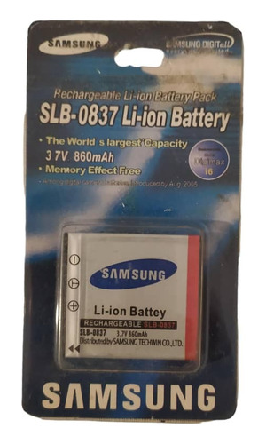 Baterias Para Camaras Samsung Slb-0837 Li-ion