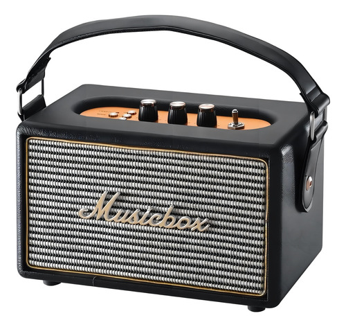 Radio Parlante Retro Musicbox 1970 S Mlab Bluetooth Usb Aux