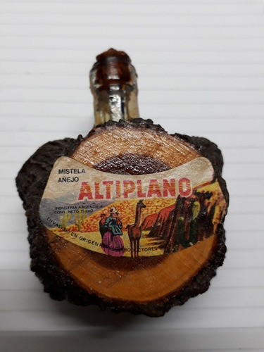 Botellita Miniatura Vino Mistela Añejo Altiplano S/tronco