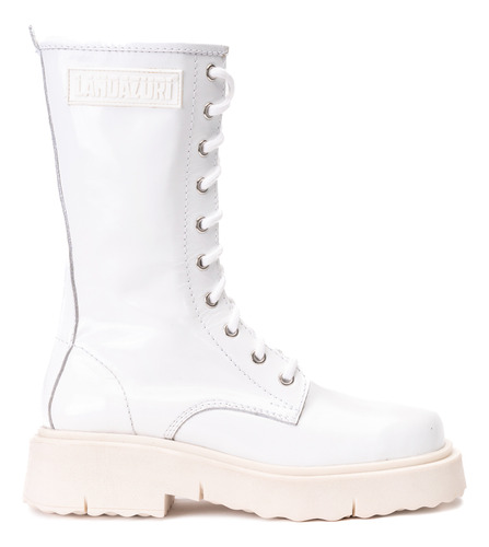 Bota Cuero Blade Blanca Landazuri