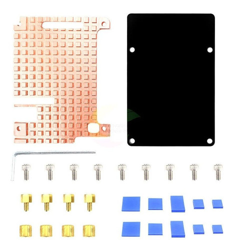 Booirepuesto Disipador Calor Cobre Puro Raspberry Pi 4b