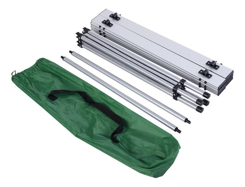 Mesa Plegable Enrollable De Aluminio 70x70 Calidad Superior