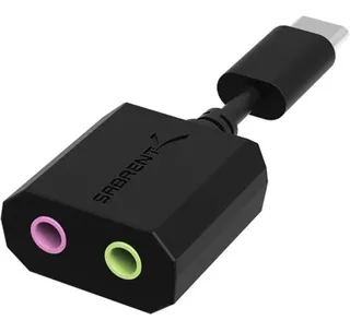 Adaptador Áudio Mic Pc Cel Notebook P2 P/usb Type-c