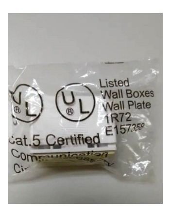 Imagen 3 de 3 de Cajetín Superficial Lanpro De Una Posición Box1 Para Rj45