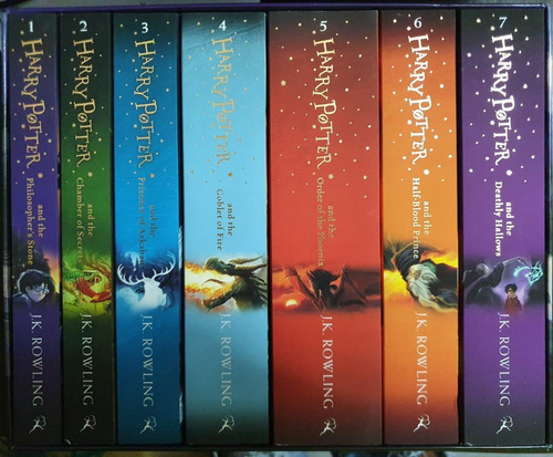 Saga Harry Potter En Inglés 7 Libros + Estuche Bloomsbury