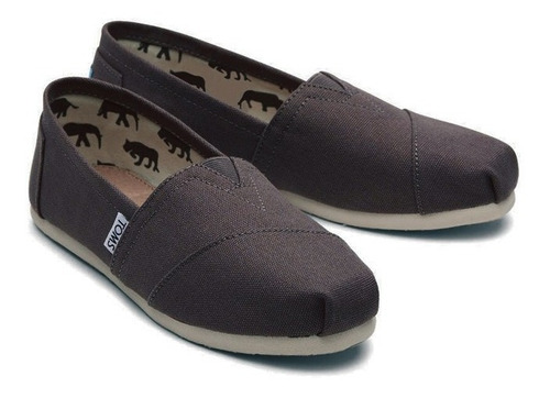 Toms Alpargata Mocasines Originales Clasic Canvas Tela Caja 