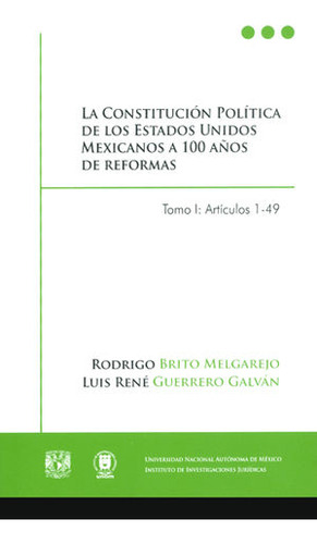 Libro Constitución Política De Los Estados Unidos Mexica Nku