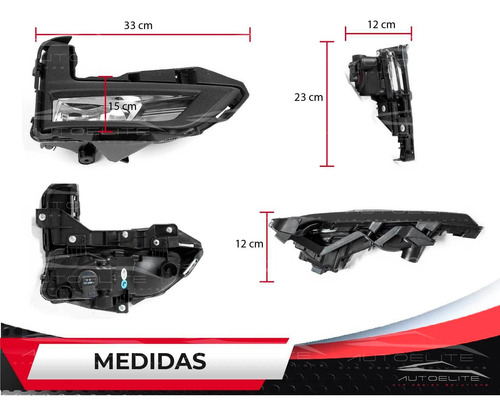 Imagen 4 de 8 de Kit Faros Niebla Nissan Rogue Xtrail 2017 2018 Con Switch