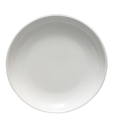 Plato Playo Porcelana Premium 25cm Azucenas - Sheshu Home