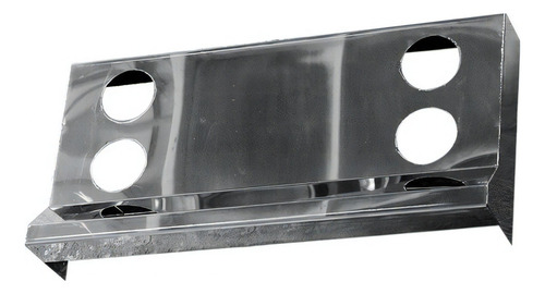 Portaplaca Trasero Circular Acero Inoxidable