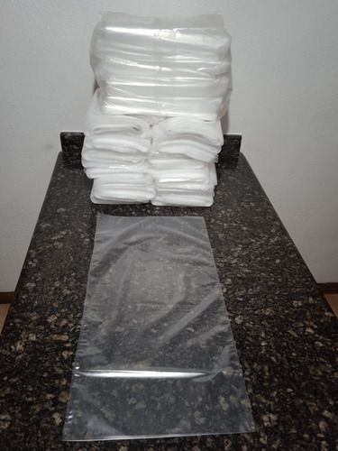 Imagen 2 de 2 de Bolsas Plasticas Para Hielo 30x60 14 Micras Material Virgen