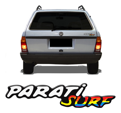 Adesivo Parati Surf Volkswagen 1993/1995 Emblema Traseiro