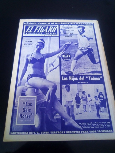 Periódico El Figaro Vivian Y La Buena Costumbre 1972 No 1039