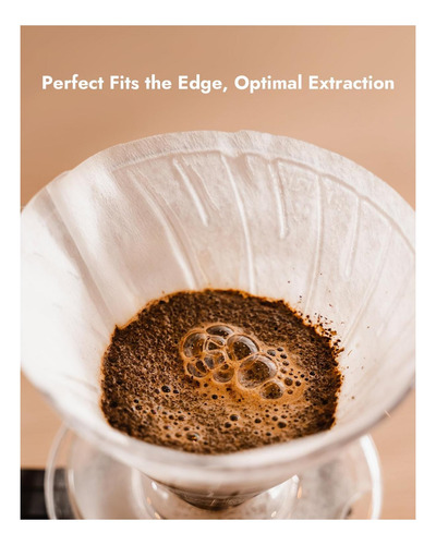 Filtros De Café Ikoffy, Talla 01 Filtros De Cono Para Y De