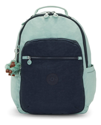 Mochila Escolar Kipling Bagpack Seoul Go Color Sea Green Bl Diseño Nylon 27l