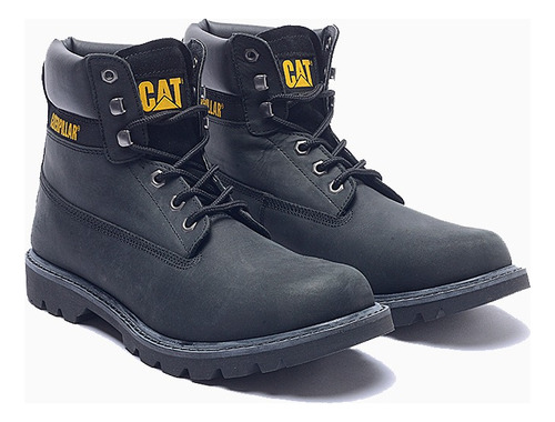 Borcegos Colorado 2.0 Caterpillar De Hombre Negros