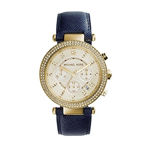 Reloj Michael Kors Para Mujer Mk2280 Parker Azul 