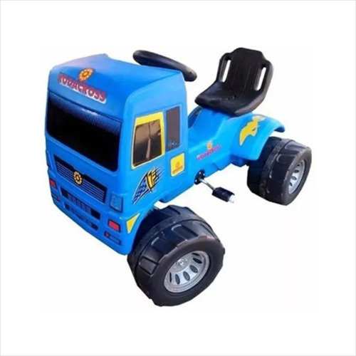 Imagen 1 de 3 de Camion A Pedal Cadena Super Truck Bombero Rodacross B1