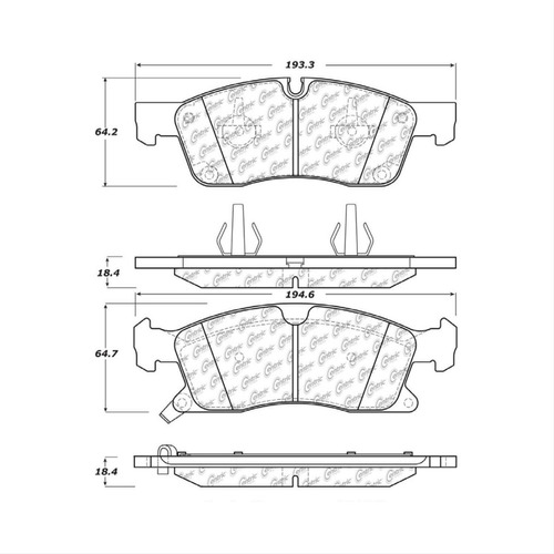 Pastilha De Freio Dianteira Dodge Durango 2011-2017 Cerâmica