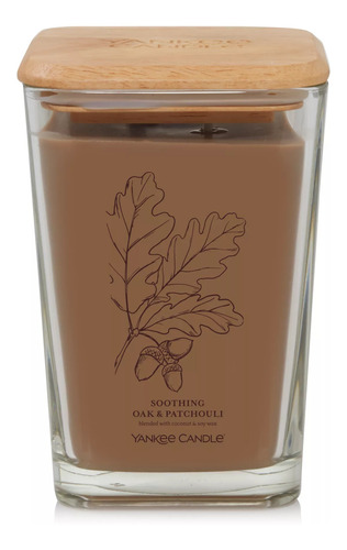 Vela Aromática Soothing Oak & Patchouli - Well Living LG 2w