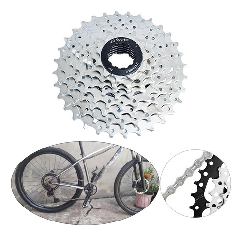 Bicicleta 8 9, 10 Velocidades, Cassette, Resistente A La Cor
