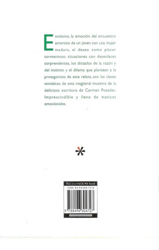 El Amante Nubio Carmen Posadas