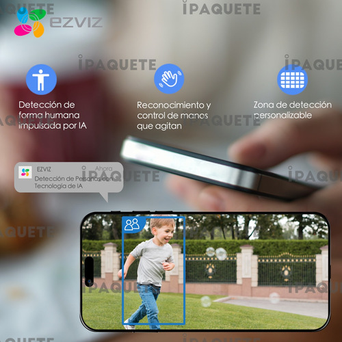 Cámara De Seguridad Ezviz 3mp Exterior Wifi Ip Sirena