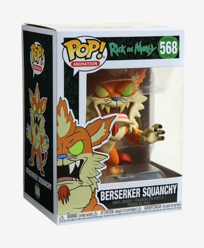 Funko Pop Rick And Morty Berserker Squanchy