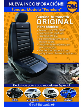 Funda Para Asiento  Voyage  08/ 1/3 2/3 Cuero