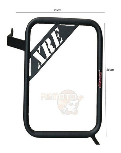 Imagem 6 de 10 de Kit Xre 300 Protetor De Carenagem + Afastador Chapam