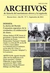Revista Archivos De Historia Del Movimiento Obrero N°5 2014