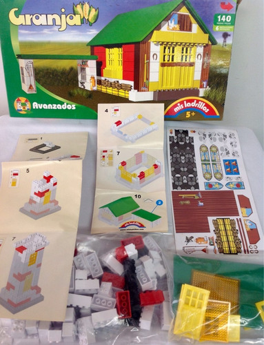 Imagen 3 de 4 de Mis Ladrillos Granja 140 Bloques Para Armar La Plata Myuj