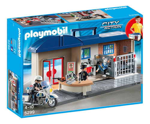 Intek Playmobil City Action Cofre De Policía 5299 69pc