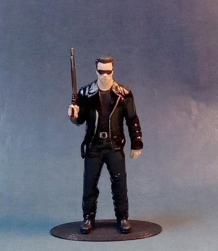 Pack Figuras Robocop & Terminator T800 1:24 Impresión 3d Sla