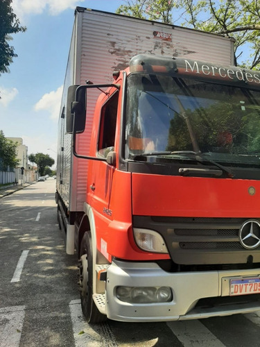 Imagem 4 de 6 de M.benz Atego 2425 6x2 2012/2012 Bau C/ Plataforma Hidraulica