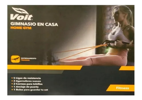 Set Ligas De Resistencia Voit Gimnasio En Casa. Msi