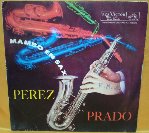 O Perez Prado Lp Mambo En Sax 1958 Peru Ricewithduck