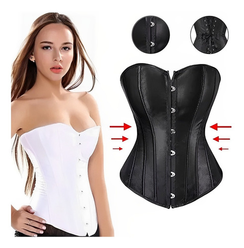 Corsé Underbust Entrenador De Cintura Lencería Sexy Corset