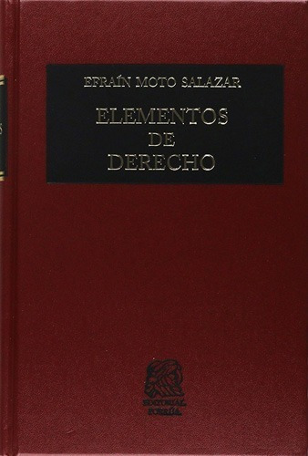 Libros Elementos De Derecho Efrain Moto ¡envío Gratis