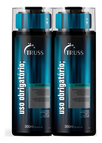 Kit Truss Uso Obrigatorio - Shampoo 300ml (2 Unidades)