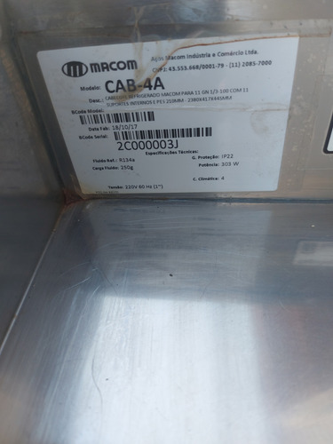 Balcão Refrigerado Self Service Macom Não Aplica (Usado)